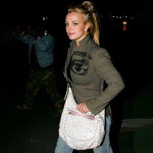 Loop NYC Courtney Rock Rose Sling Bag Vintage Y2K Britney Spears RARE